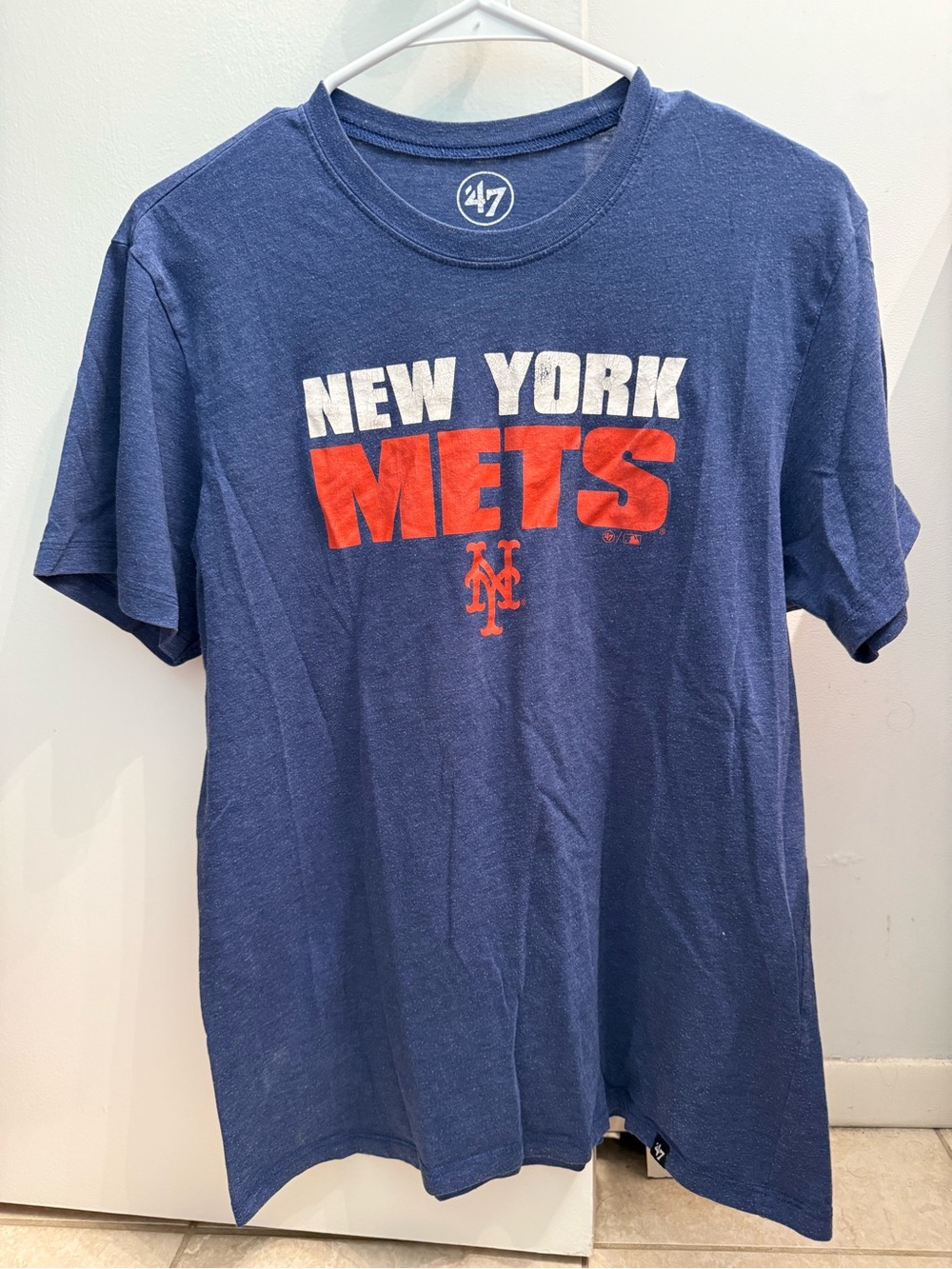 ‘47 New York Mets Men’s Blue Graphic T-Shirt
